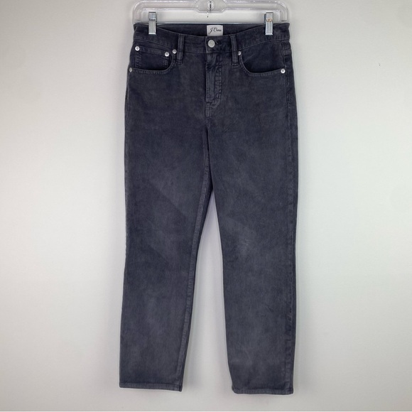J.Crew Gray Corduroy Vintage Slim Straight size 6p - Picture 8 of 9